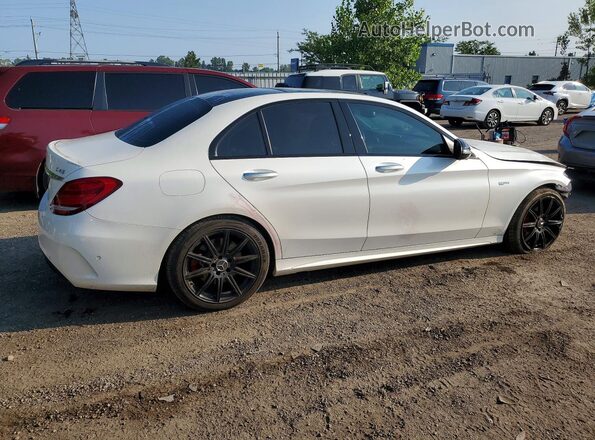 55SWF6EB0JU260941 2018 MERCEDES-BENZ C White უკანა მარჯვენა