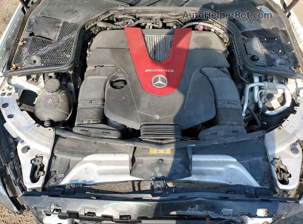55SWF6EB0JU260941 2018 MERCEDES-BENZ C White უკანა სალონის ხედი