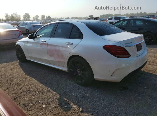 55SWF6EB0JU260941 2018 MERCEDES-BENZ C White უკანა მარცხენა