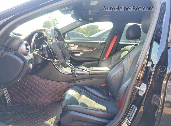 55SWF6EB2GU132354 2016 MERCEDES-BENZ C Black Vista interior delantera