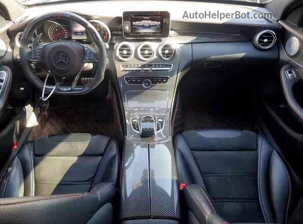55SWF6EB2GU132354 2016 MERCEDES-BENZ C Black Vista del salpicadero