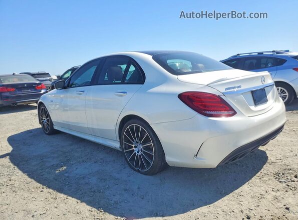 55SWF6EB2HU192653 2017 MERCEDES-BENZ C White Հետևի ձախ