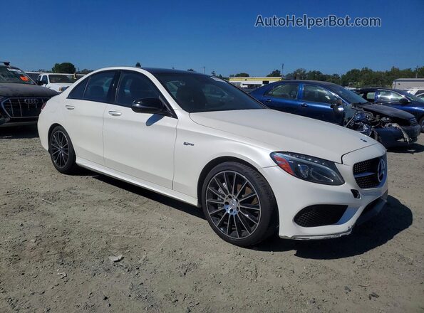 55SWF6EB2HU192653 2017 MERCEDES-BENZ C White Առջևի աջ