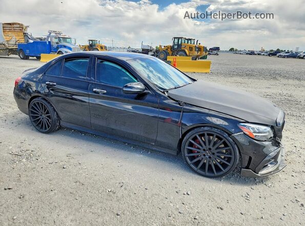 55SWF6EB2KU289374 2019 MERCEDES-BENZ C Black წინა მარჯვენა