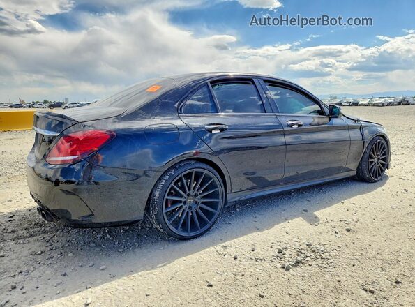 55SWF6EB2KU289374 2019 MERCEDES-BENZ C Black უკანა მარჯვენა