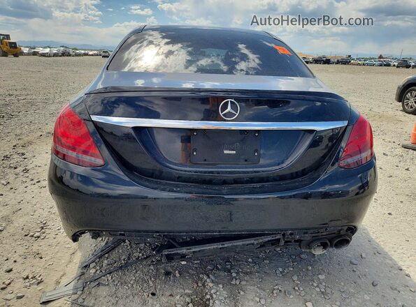 55SWF6EB2KU289374 2019 MERCEDES-BENZ C Black უკანა ხედი