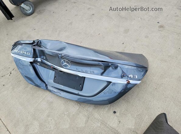 55SWF6EB2LU330698 2020 MERCEDES-BENZ C Gray ძრავის განყოფილების ხედი