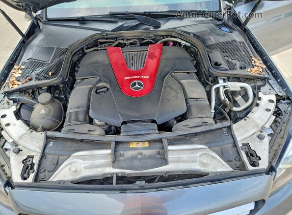 55SWF6EB2LU330698 2020 MERCEDES-BENZ C Gray უკანა სალონის ხედი
