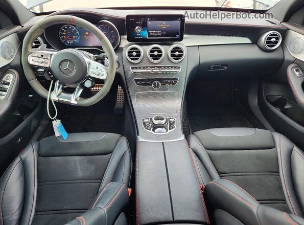 55SWF6EB2LU330698 2020 MERCEDES-BENZ C Gray წინა პანელის ხედი