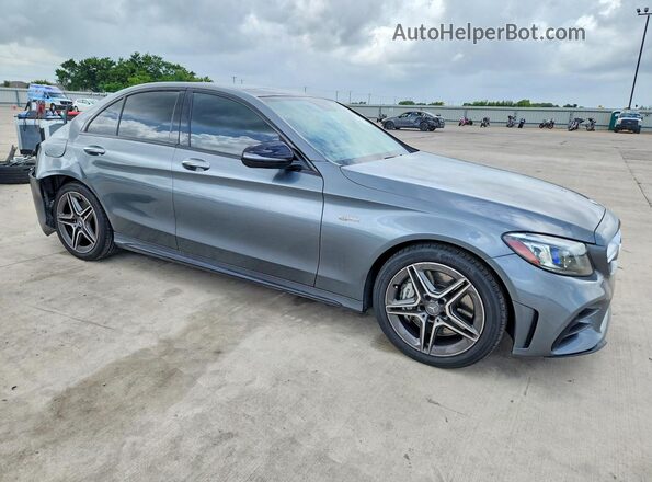 55SWF6EB2LU330698 2020 MERCEDES-BENZ C Gray წინა მარჯვენა