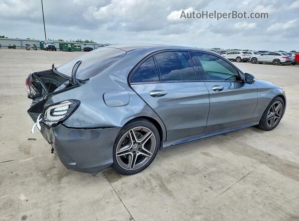 55SWF6EB2LU330698 2020 MERCEDES-BENZ C Gray უკანა მარჯვენა