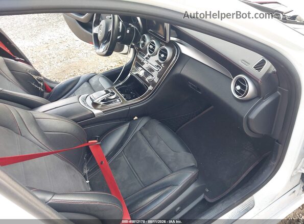 55SWF6EB3GU110105 2016 MERCEDES-BENZ C-CLASS White Вид салону спереду