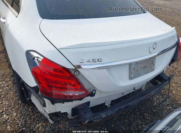 55SWF6EB3GU110105 2016 MERCEDES-BENZ C-CLASS White Вид спереду