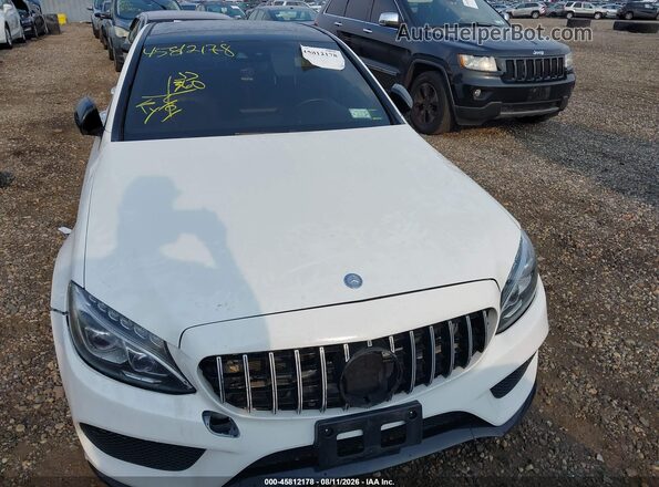 55SWF6EB3GU110105 2016 MERCEDES-BENZ C-CLASS White Вид щитка приладів
