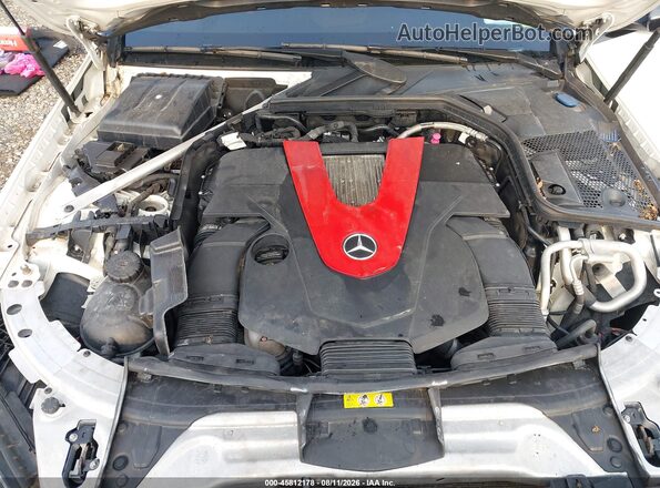 55SWF6EB3GU110105 2016 MERCEDES-BENZ C-CLASS White Вид ззаду