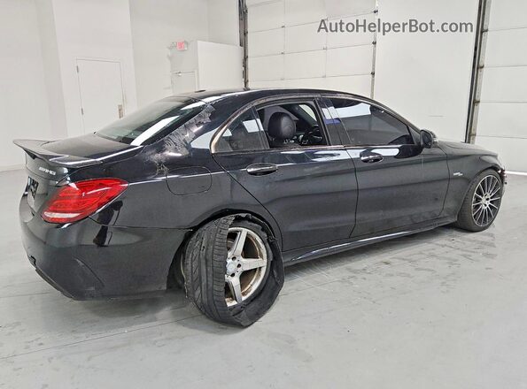 55SWF6EB3GU128359 2016 MERCEDES-BENZ C Black Rear right