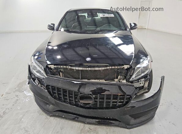 55SWF6EB3GU128359 2016 MERCEDES-BENZ C Black Front view