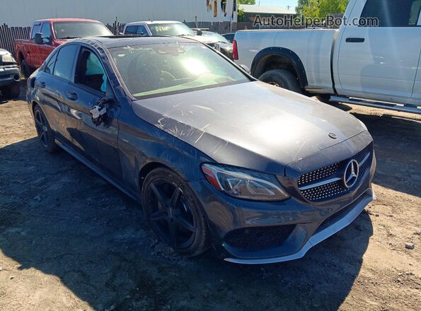 55SWF6EB3GU153519 2016 MERCEDES-BENZ C Black Delantero derecho