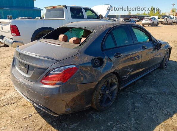 55SWF6EB3GU153519 2016 MERCEDES-BENZ C Black Trasero derecho