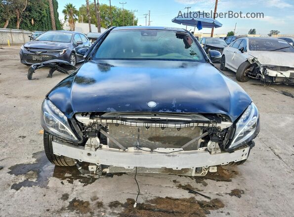 55SWF6EB3HU195819 2017 MERCEDES-BENZ C Black Вид спереду