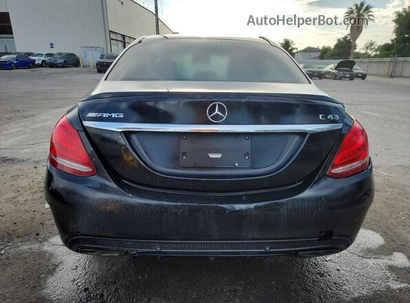 55SWF6EB3HU195819 2017 MERCEDES-BENZ C Black 