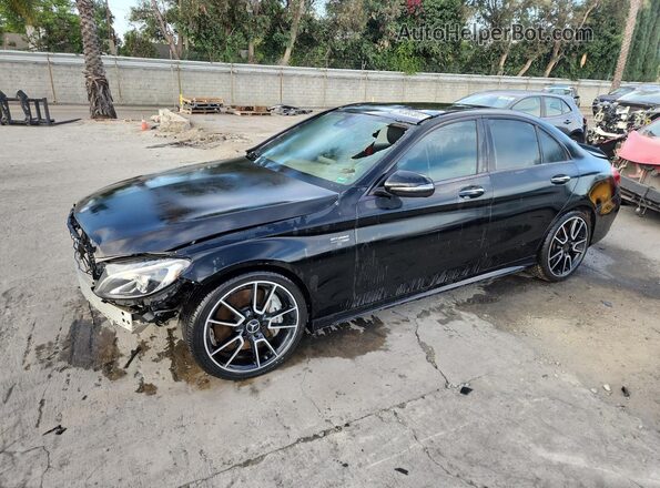 55SWF6EB3HU195819 2017 MERCEDES-BENZ C Black 