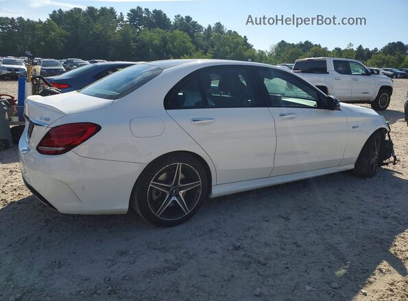 55SWF6EB3HU217009 2017 MERCEDES-BENZ C White Trasero derecho