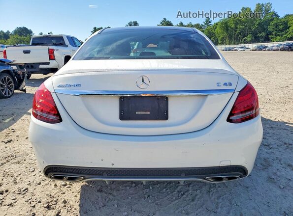 55SWF6EB3HU217009 2017 MERCEDES-BENZ C White Vista trasera