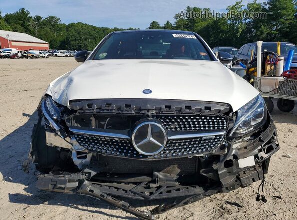 55SWF6EB3HU217009 2017 MERCEDES-BENZ C White Vista frontal