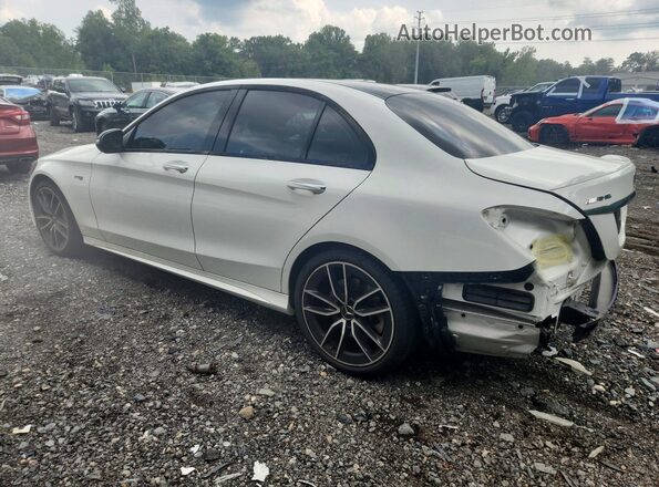55SWF6EB3KU309132 2019 MERCEDES-BENZ C White Հետևի ձախ