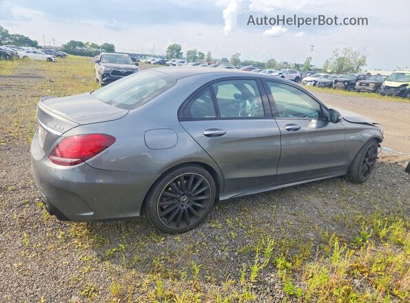 55SWF6EB3LU332699 2020 MERCEDES-BENZ C Gray Trasero derecho