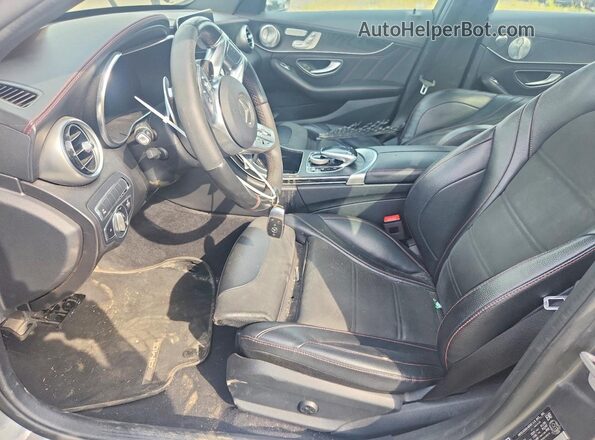 55SWF6EB3LU332699 2020 MERCEDES-BENZ C Gray Vista interior delantera