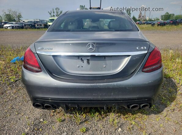 55SWF6EB3LU332699 2020 MERCEDES-BENZ C Gray Vista trasera