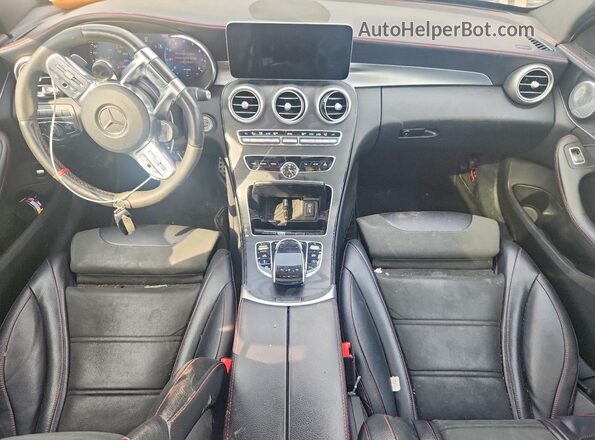55SWF6EB3LU332699 2020 MERCEDES-BENZ C Gray Vista del salpicadero