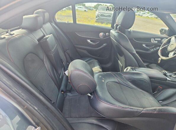 55SWF6EB3LU332699 2020 MERCEDES-BENZ C Gray Vista de los asientos traseros