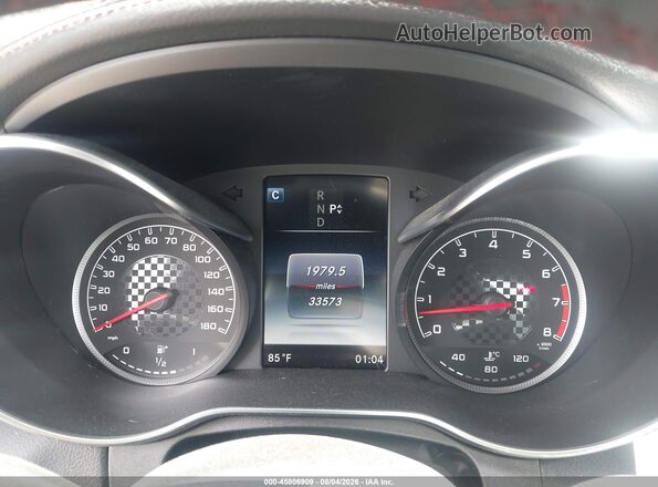 55SWF6EB4GU132372 2016 MERCEDES-BENZ C-CLASS Gray Rear seats view
