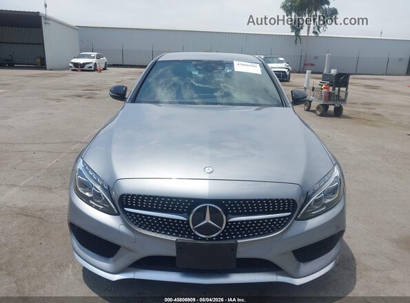 55SWF6EB4GU132372 2016 MERCEDES-BENZ C-CLASS Gray Instrument cluster view