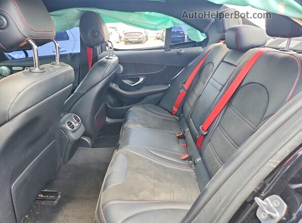 55SWF6EB4HU185882 2017 MERCEDES-BENZ C Черный Вид задних сидений