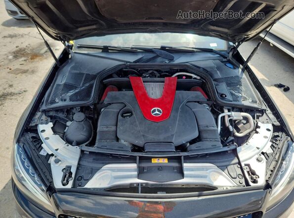 55SWF6EB4HU185882 2017 MERCEDES-BENZ C Черный Вид задней части салона