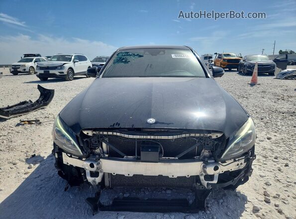 55SWF6EB4HU188815 2017 MERCEDES-BENZ C Black Вид спереду