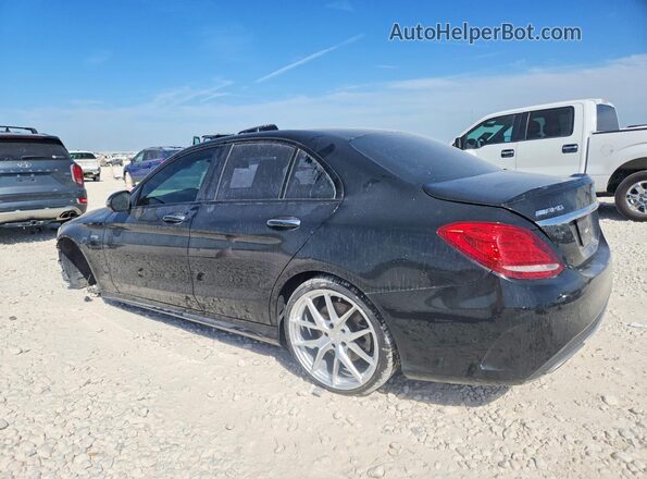 55SWF6EB4HU188815 2017 MERCEDES-BENZ C Black Задня ліва чверть