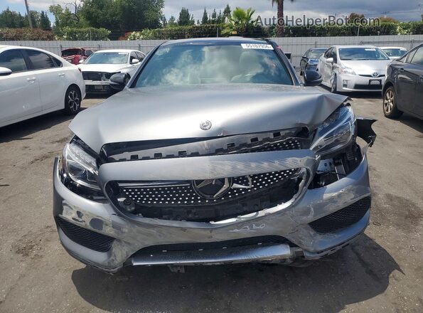 55SWF6EB4JU248730 2018 MERCEDES-BENZ C Charcoal Front view