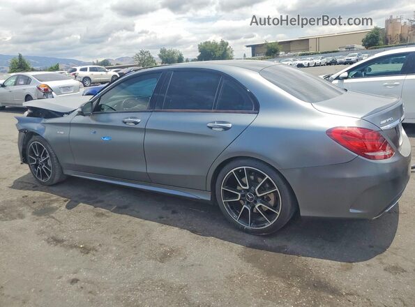 55SWF6EB4JU248730 2018 MERCEDES-BENZ C Charcoal Rear left