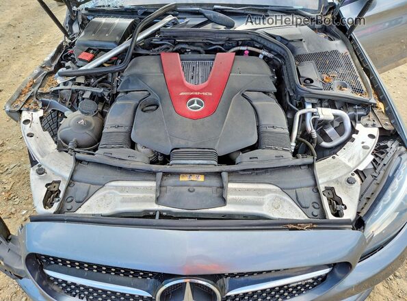 55SWF6EB4JU275510 2018 MERCEDES-BENZ C Gray უკანა სალონის ხედი
