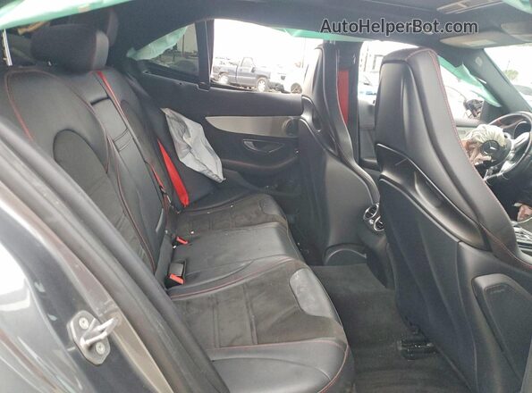 55SWF6EB4KU316137 2019 MERCEDES-BENZ C Gray Вид задніх сидінь