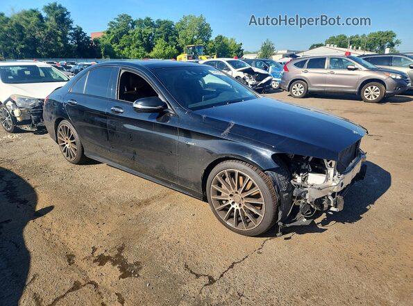 55SWF6EB5GU116021 2016 MERCEDES-BENZ C Black Delantero derecho