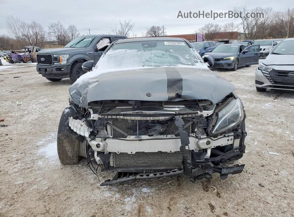 55SWF6EB5HU209557 2017 MERCEDES-BENZ C Gray Front view