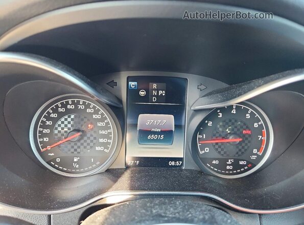 55SWF6EB6GU141445 2016 MERCEDES-BENZ C Синий Вид щитка приборов