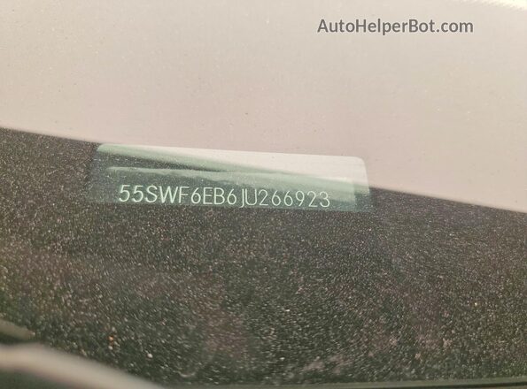 55SWF6EB6JU266923 2018 MERCEDES-BENZ C Серый Вид подкапотного пространства