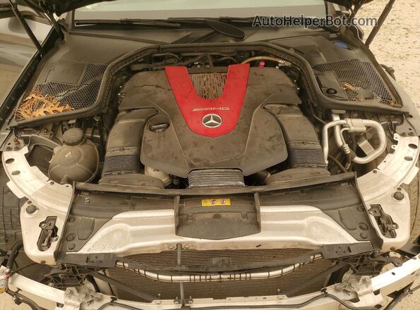 55SWF6EB6JU266923 2018 MERCEDES-BENZ C Серый Вид задней части салона